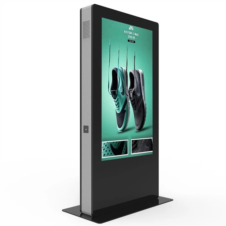 55 Inch Advertising Lcd Kiosk Display Large Outdoor Screen